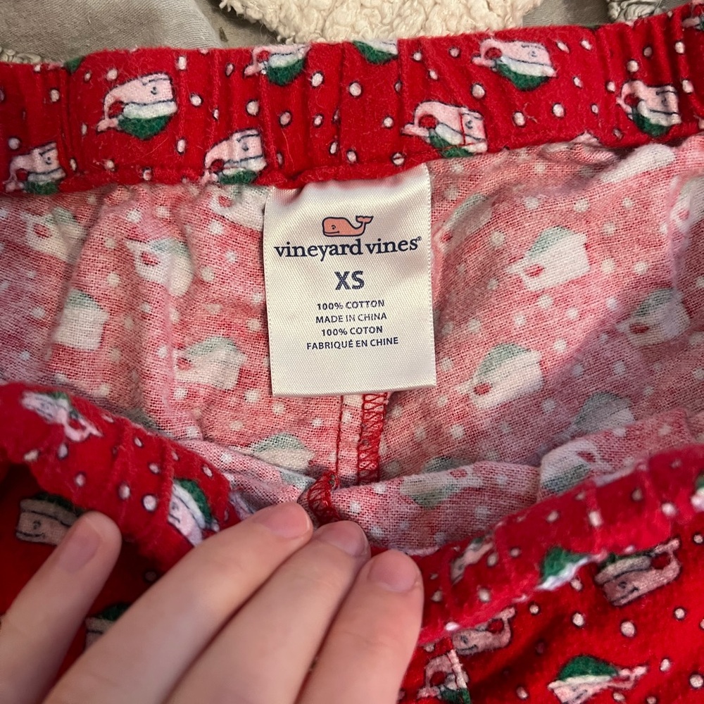 Vineyard Vines Christmas Pajama Pants XS - Picture 3 of 3